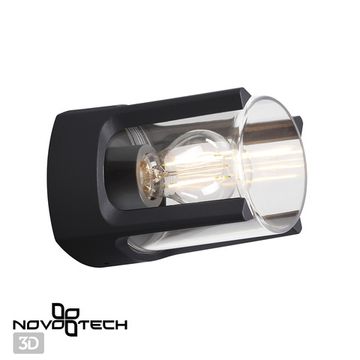 Светильник ландшафтный настенно-потолочный 370958 чёрный Visio Novotech