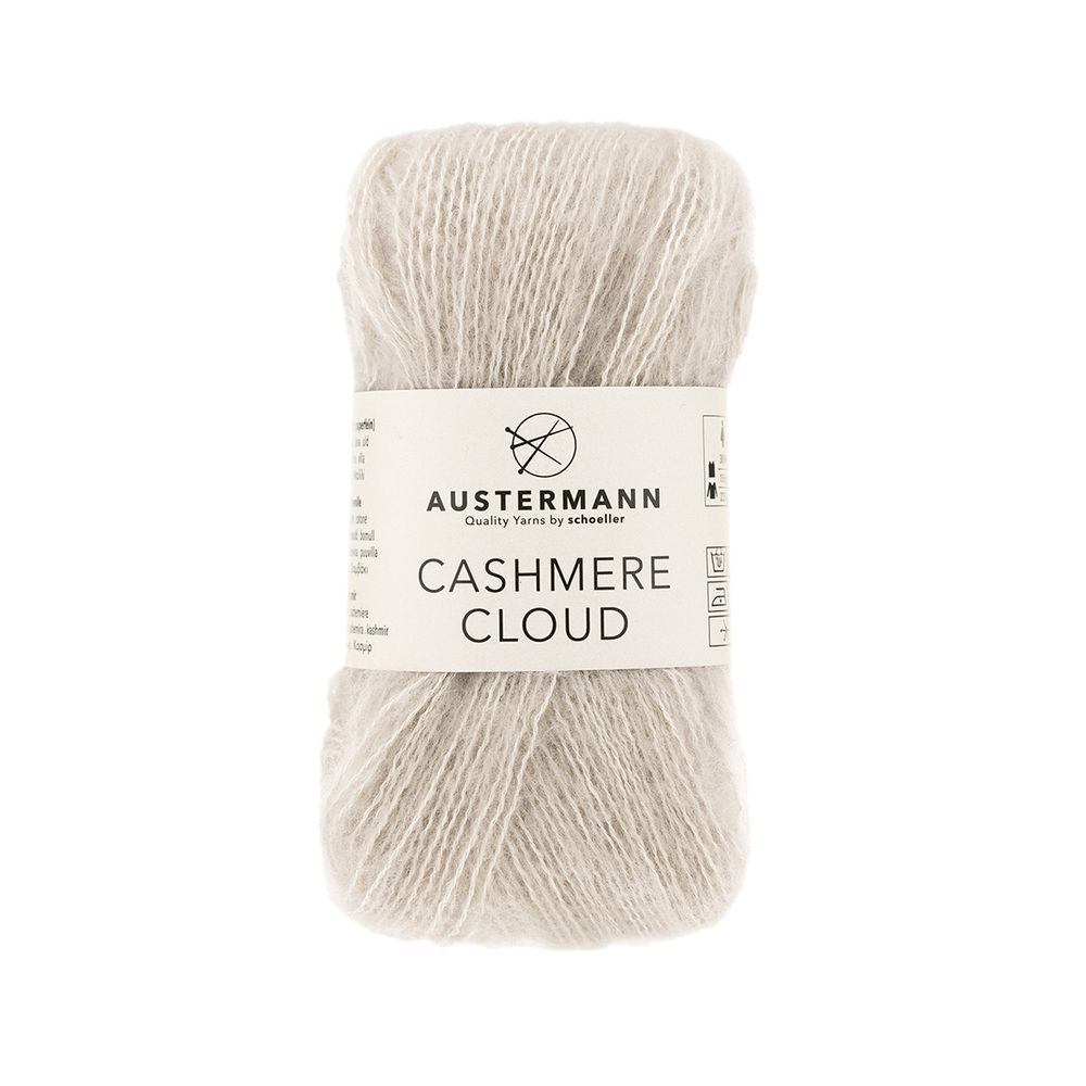 Пряжа Austermann (Аустерманн) Cashmere Cloud / уп.10 мот. по 25 г, 180 м, 12003