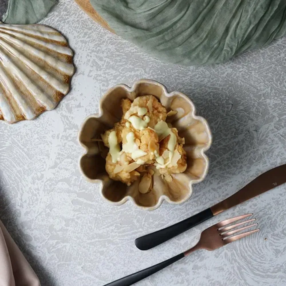 Салатник 450 мл d 14 см h7 см емкость для закусок Pearl Shell Frutti di Mare P.L. [6]