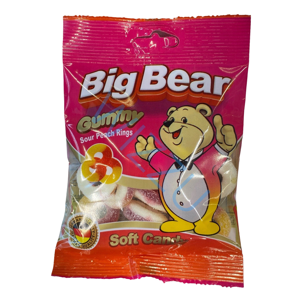 Мармелад Big Bear Кольца персиковые 80г