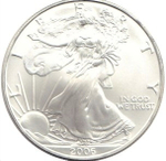 США 1 доллар 2006 Шагающая Свобода  СЕРЕБРО