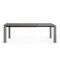 Стол раздвижной Atta 160-220x90 см, антрацит, серая керамика