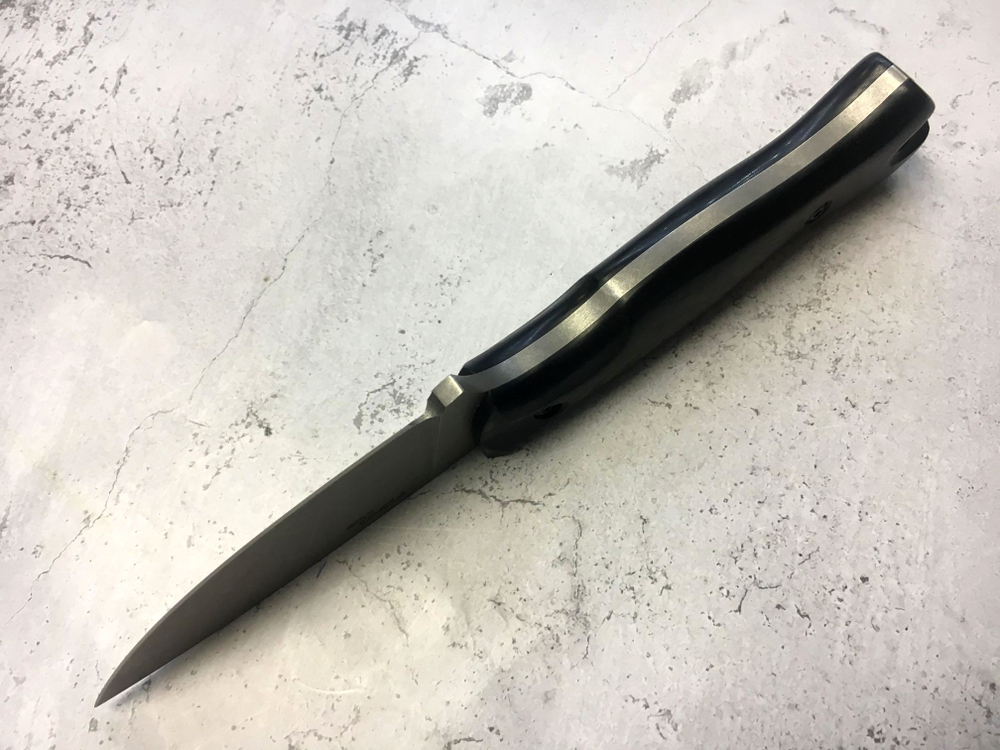 Шкуросъёмный нож N.C. Custom Fang Black, SW G10