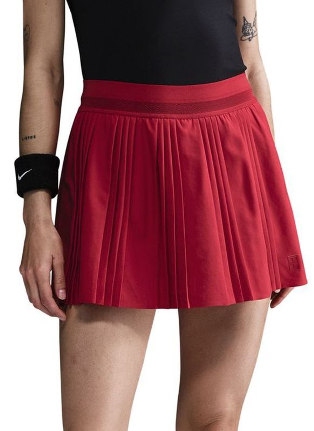 Теннисная юбка Nike Court Advantage Dri-Fit Pleated - красный