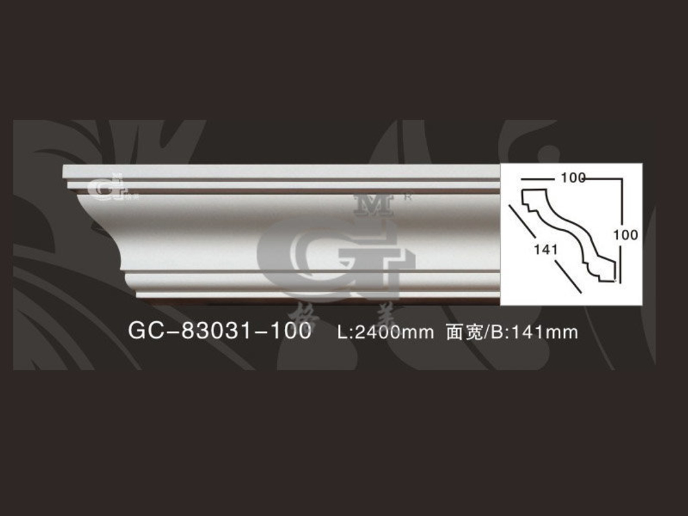 Карниз потолочный GC83031-100