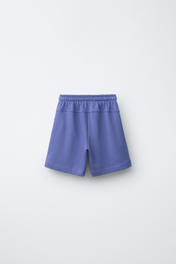 ZARA ОДНОТОННЫЕ ШОРТЫ, СИНИЙ