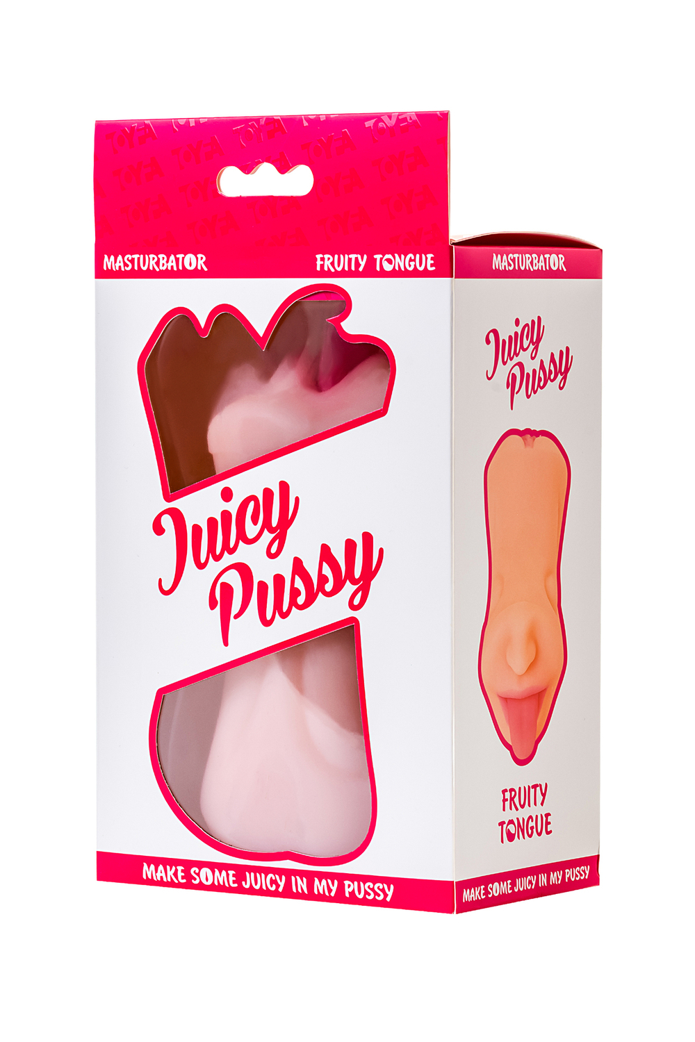 Мастурбатор реалистичный Toyfa Juicy Pussy рот и вагина телесный 19 см