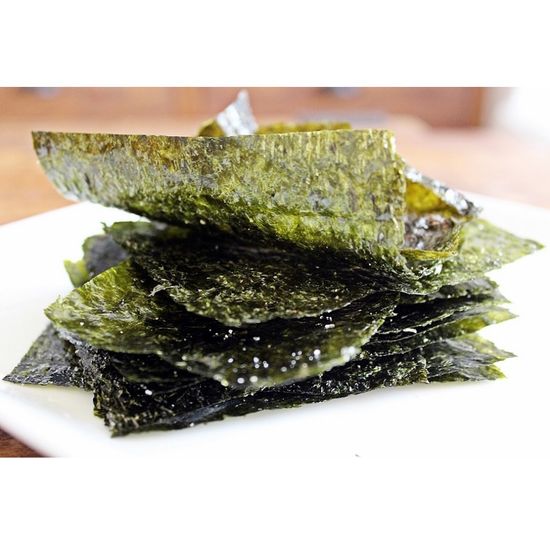 Морская сушёная капуста Nicos Seaweed Snack Wasabi со вкусом васаби, 4 г