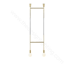 Ceiling design lamp  Side Step by Volker Haug (Gold)