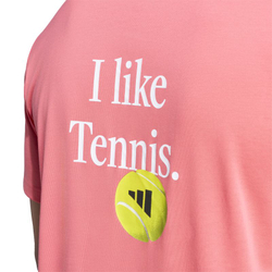 Теннисная футболка Adidas Tennis Category Graphic - pure turbo