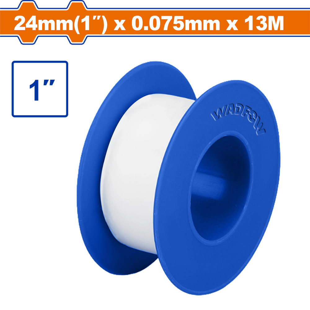 Уплотнительная лента тефлоновая WADFOW WXP1306 13мх24мм