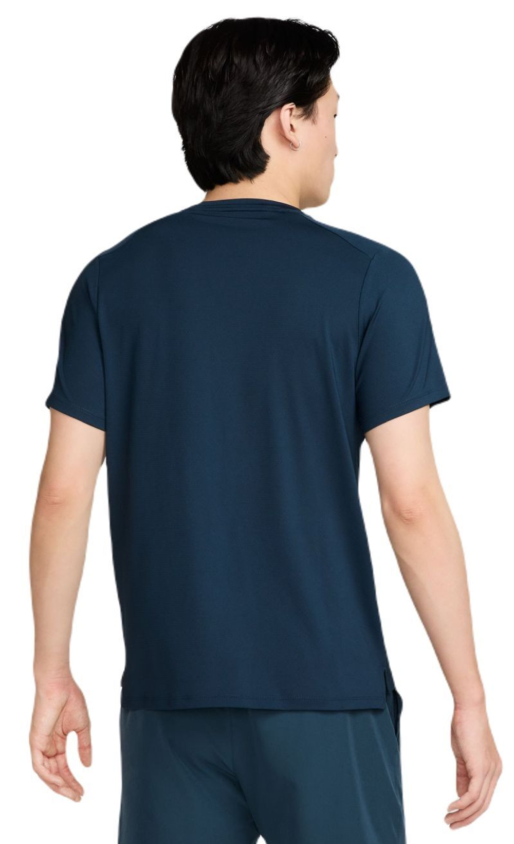Мужская теннисная футболка Nike Court Advantage Dri-Fit Tennis Top - небесный