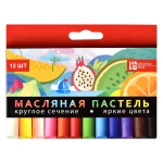 Пастель масляная 12цв "Фрукты" (Феникс+)