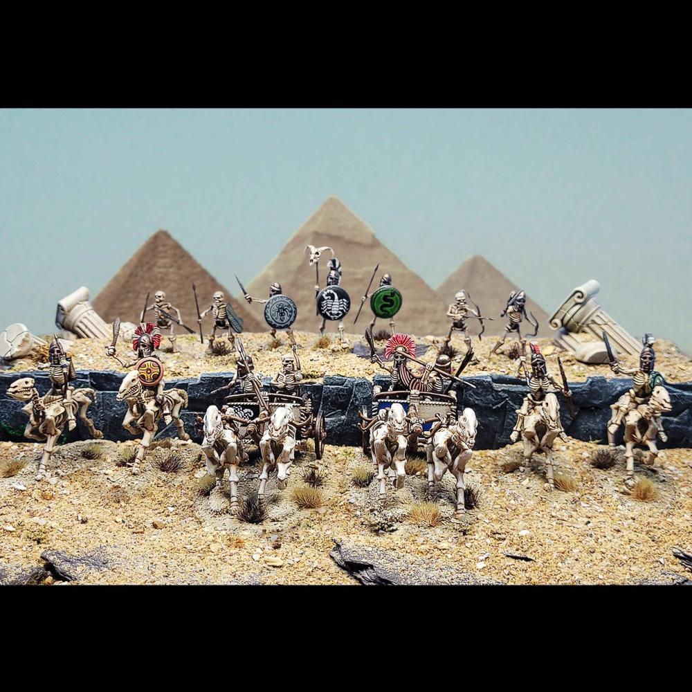Skeleton Cavalry and Chariots/Скелеты кавалерии и колесниц/WAACF007