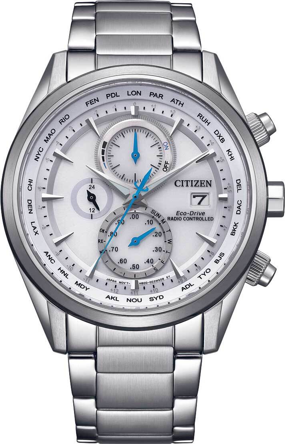 Японские наручные часы Citizen AT8260-85A с хронографом