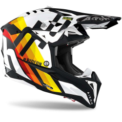 Мотошлем AIROH AVIATOR 3 RAINBOW WHITE GLOSS