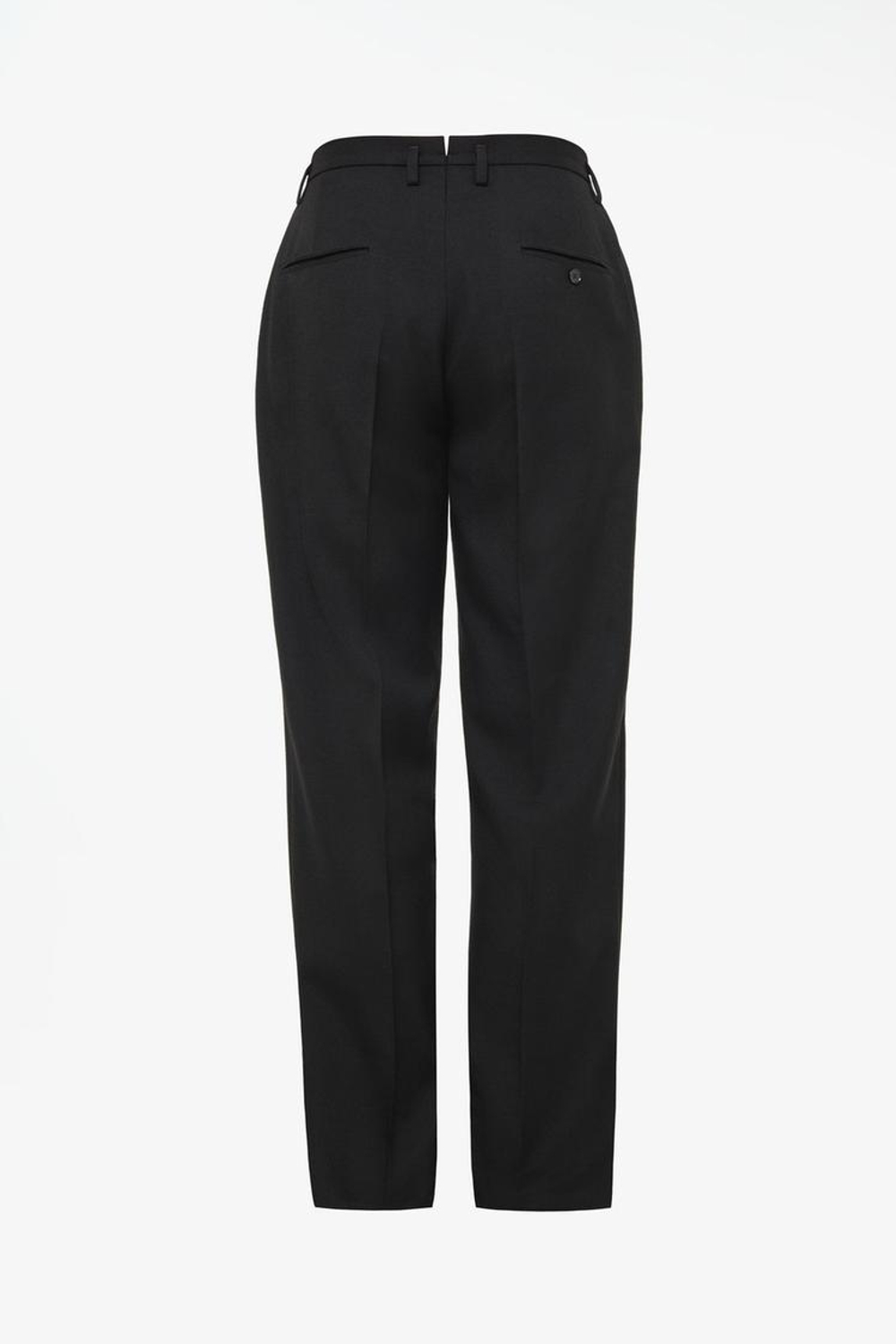 ZARA X JOHN GALLIANO КОСТЮМНЫЕ БРЮКИ ДЛЯ СМОКИНГА ИЗ 100% ШЕРСТИ — LIMITED EDITION, ЧЕРНЫЙ