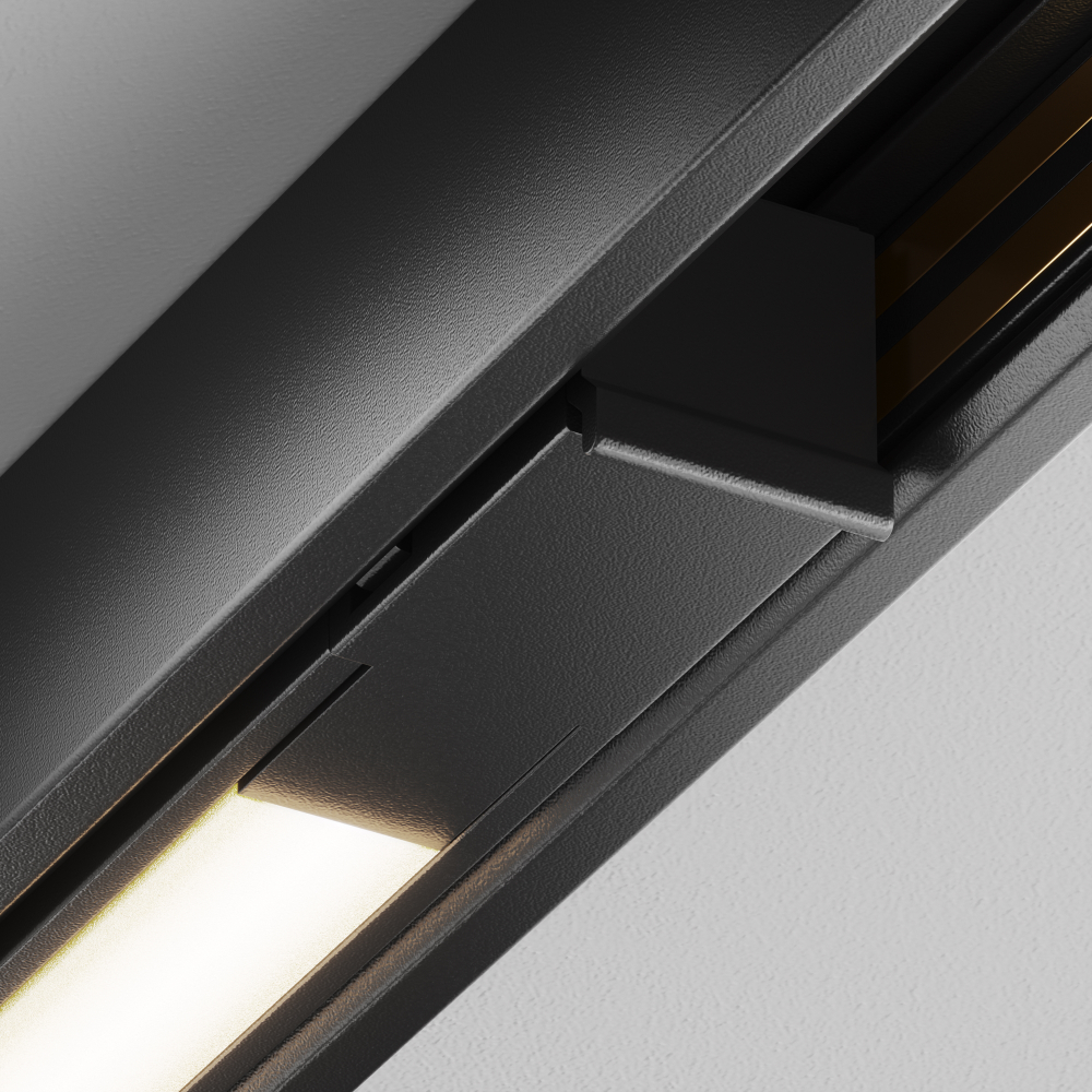 Трековый светодиодный светильник Maytoni Exility X Basis TR240-2-18W4K-B