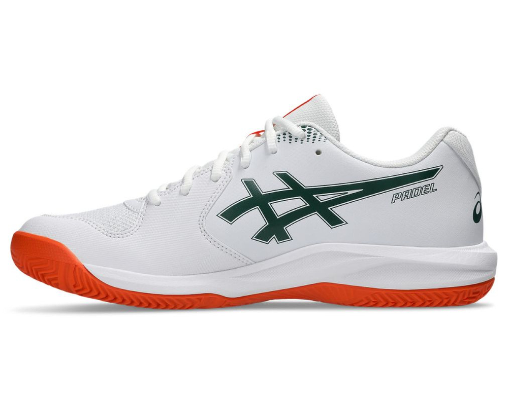 Мужские кроссовки для падела Asics Gel-Dedicate 9 Padel - white/jewel green