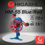 Катушка инерционная HM-55 Blue/Red