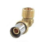 Угольник для МП/PE-X труб латунь пресс Дн 20х1/2"х90гр НР RM127 Giacomini RM127Y037