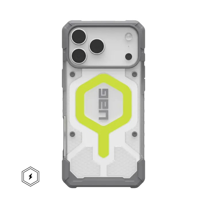 UAG Pathfinder Clear with MagSafe Series Case for Apple iPhone 17 Pro Max Active Neon (Жёлтый)