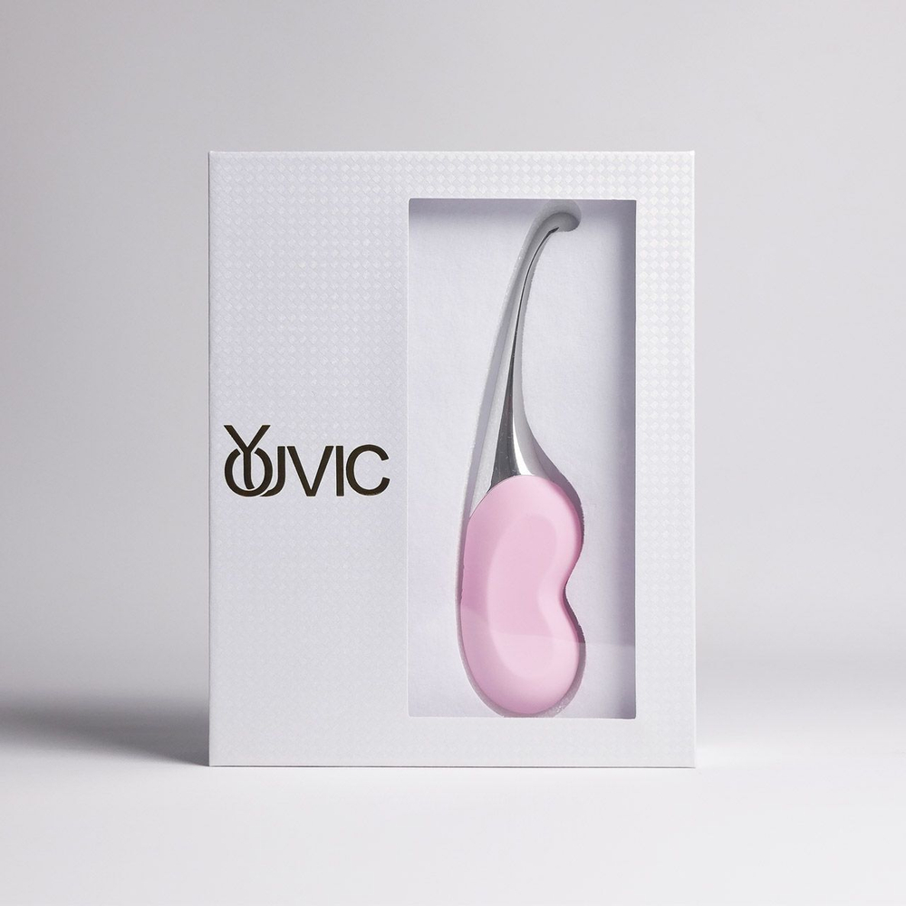 Розовый клиторальный вибростимулятор Youvic