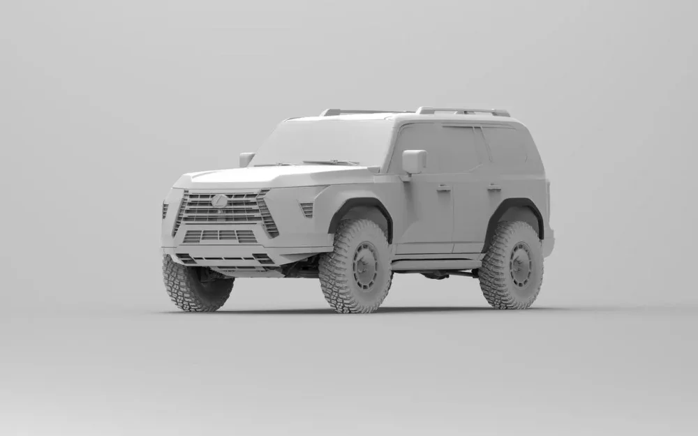 Карбоновые расширители арок для Lexus GX 550 GX550 2024+ Лексус обвес накладки