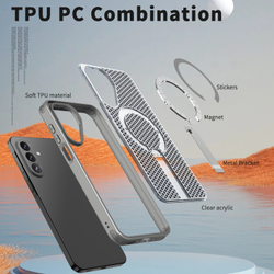 Прозрачный чехол Mesh Pro Magnetic Case для Samsung Galaxy A27 5G