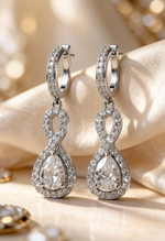 Ювелирные серьги из серебра 925 пробы