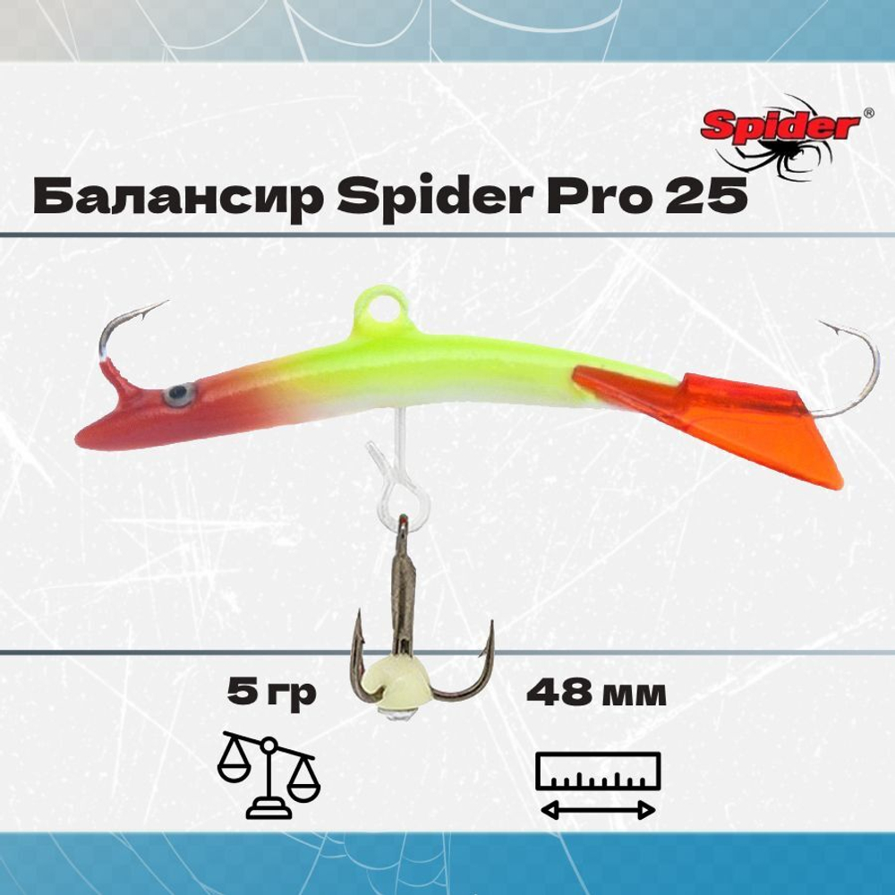 Балансир рыболовный Pro 25 5гр, 48мм, цвет 09