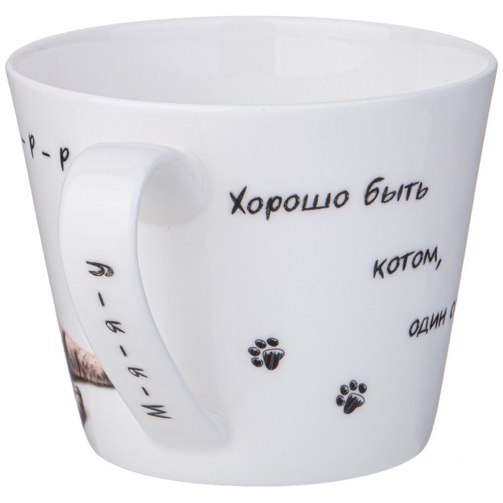 КРУЖКА LEFARD "БЕРИ КОТА" 450 МЛ (КОР=48ШТ.)