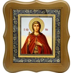Ирина Македонская Святая великомученица. Икона на холсте.