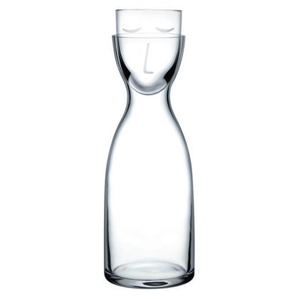 Набор из кувшина 700мл и стакана 200мл Nude Glass Мистер и Миссис