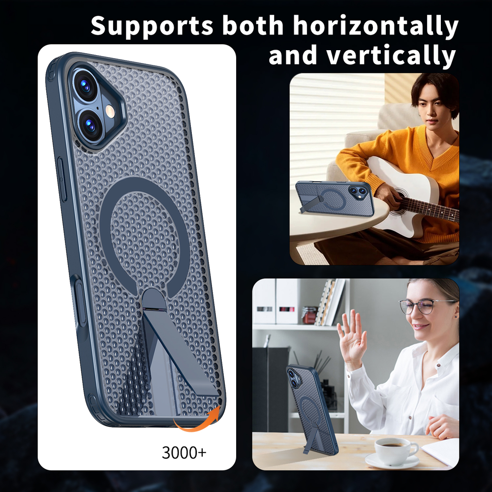 Прозрачный чехол Mesh Pro Magnetic Case для iPhone 16
