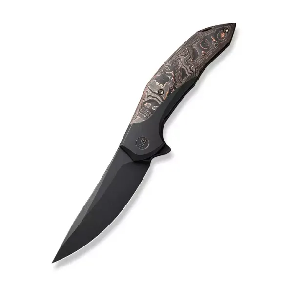 Цена наСкладной нож We Knife Merata, сталь CPM-20CV, рукоять титан/карбон