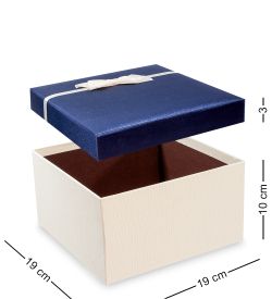 Packing Symphony WF-39-B Набор коробок из 3шт «Прямоугольник» цв.бел./син.