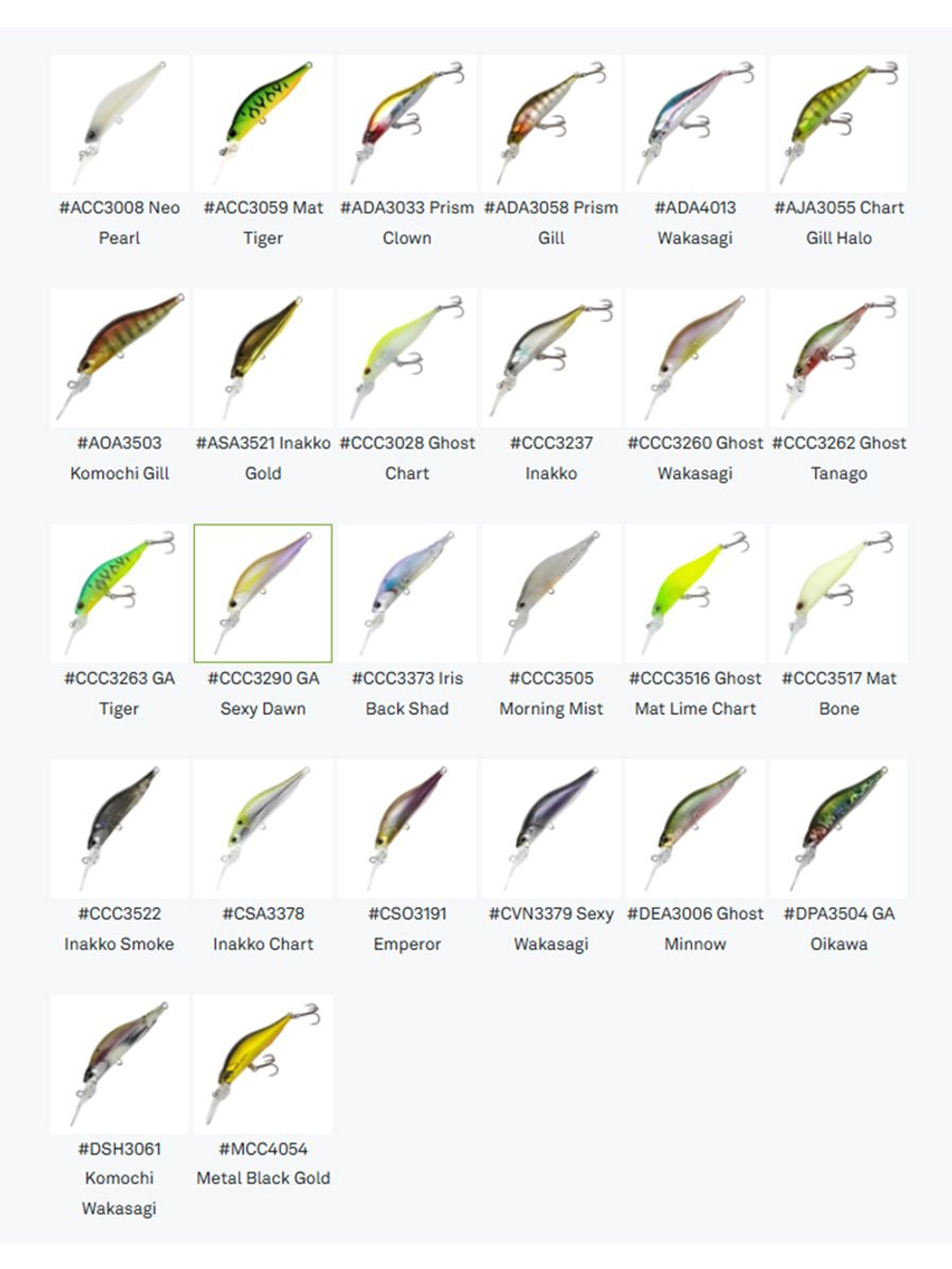 Воблер DUO Realis Rozante Shad 57MR, CCC3263 GA Tiger