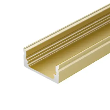 Профиль для контурной подсветки 2м 039987 золото LINE-1708-2000 ANOD GOLD Arlight