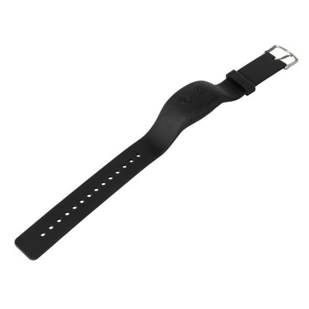 Стимулятор в трусики с пультом-браслетом Lock-N-Play Wristband Remote Panty Teaser (Цвет: черный)