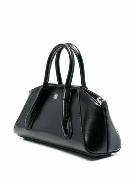Кожаная сумка через плечо Givenchy Antigona Stretch Mini черный
