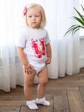 Боди с коротким рукавом "Туфельки"