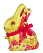Пасхальный заяц из молочного шоколада Lindt GOLD BUNNY 200 г красный бант  (Из Финляндии)