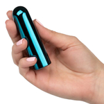 Бирюзовая перезаряжаемая вибропуля 9см California Exotic Novelties Glam SE-4406-04-3