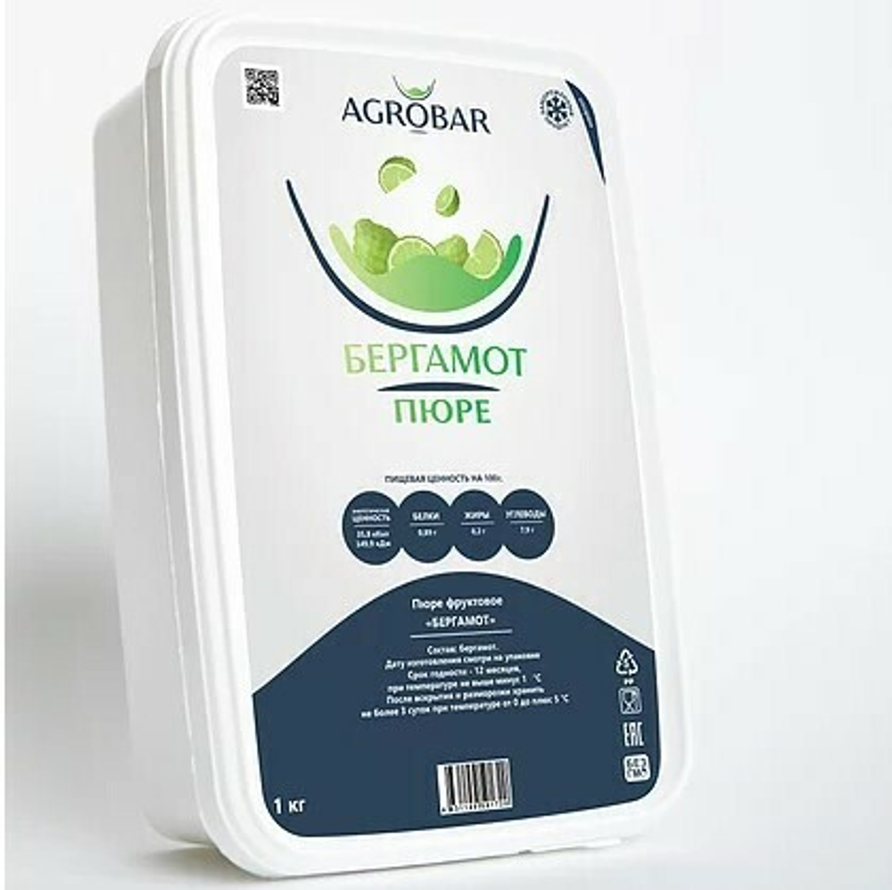 Пюре Груша AGROBAR 1 кг.