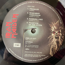 Винтажная виниловая пластинка LP Iron Maiden (Japan 1980) (No Obi) Phantom Of The Opera