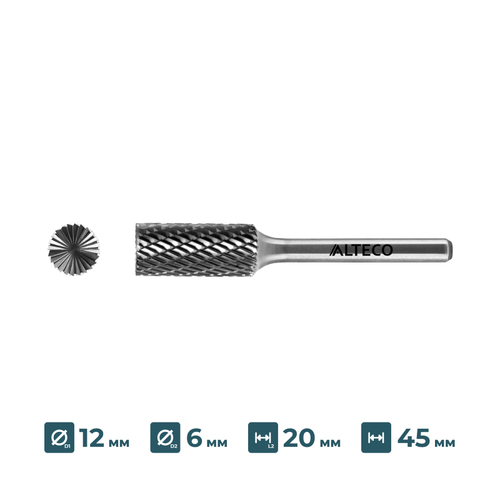 Борфреза по металлу ALTECO B 1225/6 MX
