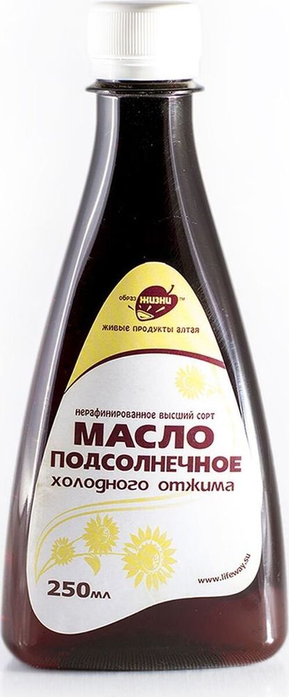 Масло подсолнечное Образ Жизни, 250 мл