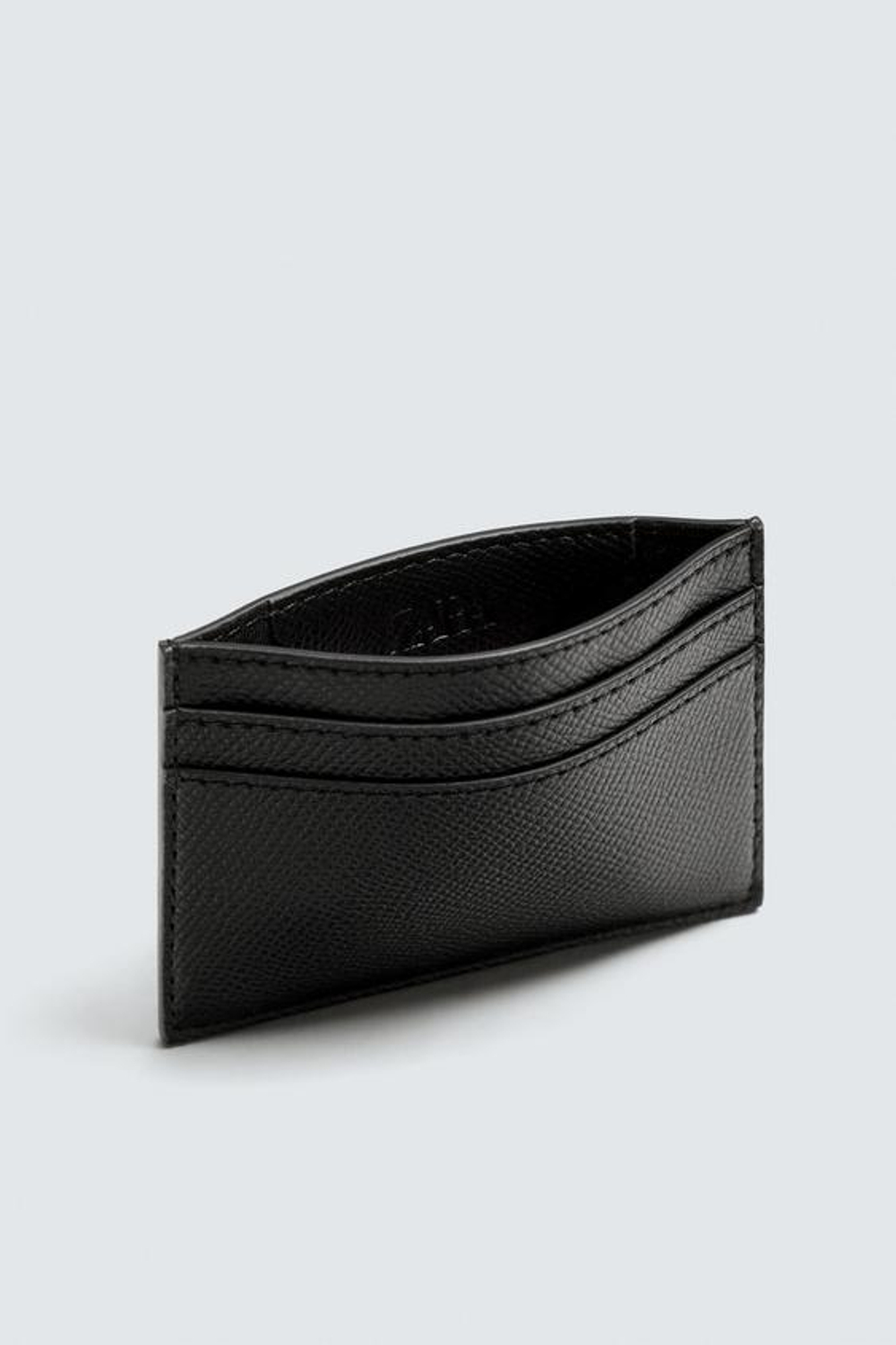ZARA ВИЗИТНИЦА С РЕЛЬЕФНЫМ УЗОРОМ, ЧЕРНЫЙ