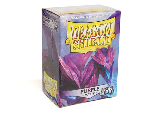 Dragon Shield - Фиолетовые небликующие матовые протекторы 100 штук